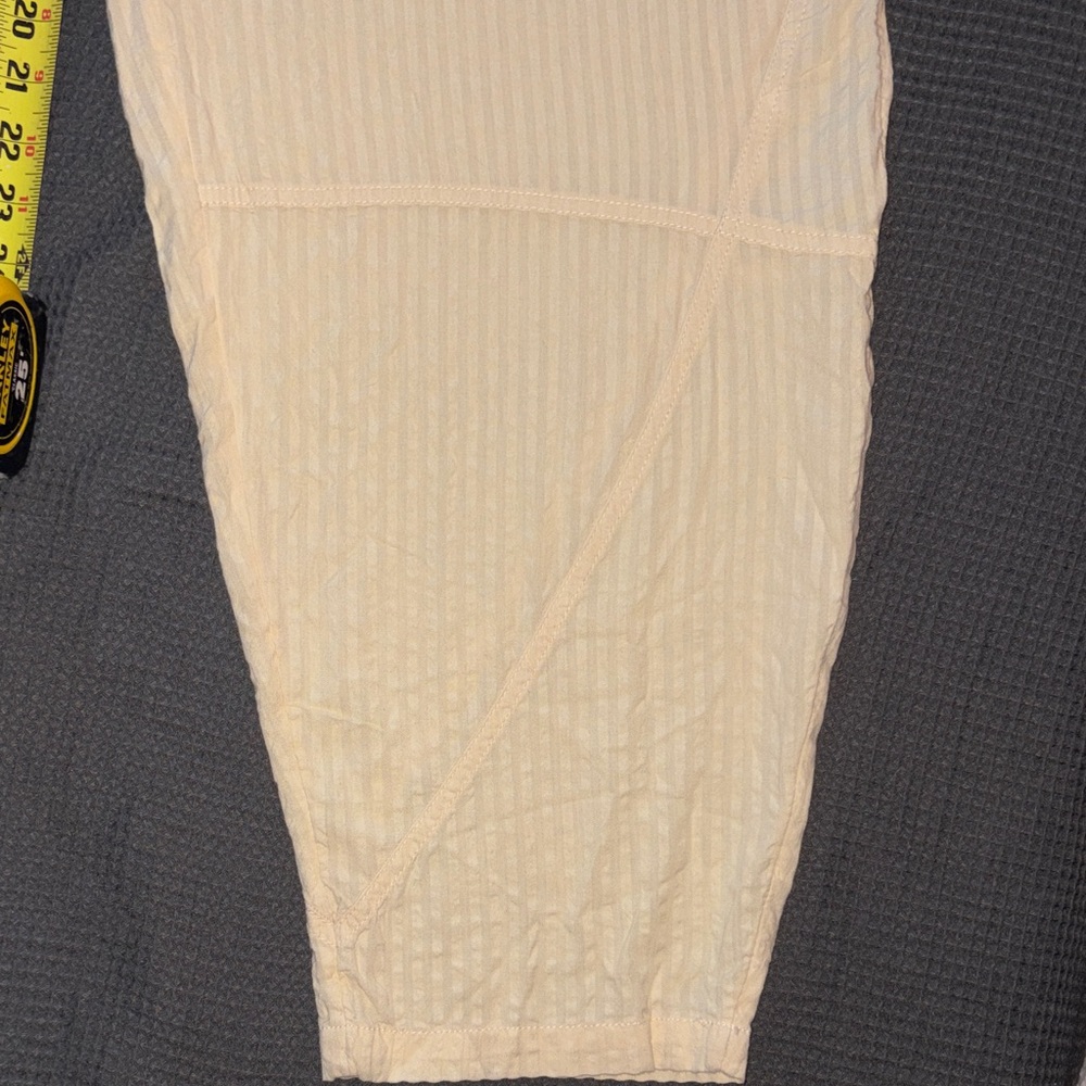 Urban Outfitters Light Cream Drawstring Jogger Pants 100% Cotton size Small New - Picture 11 of 11